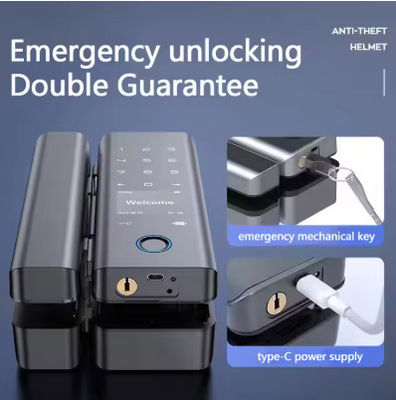Qleung G9S Tuya Door Lock Doorbell Card Password Fingerprint Digital Lock Smart Home Door Lock