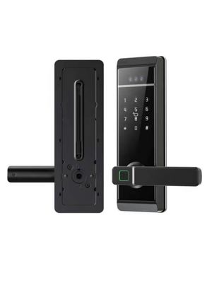 Qleung Tuya Face Recognition Palm Print Fingerprint Password Card Key Unlock Smart Home Door Lock