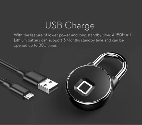 Qleung S502 Fingerprint  Waterproof IP65 Tuya BLE APP Padlock Digital Fingerprint Smart Door Lock