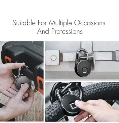 Qleung S502 Fingerprint  Waterproof IP65 Tuya BLE APP Padlock Digital Fingerprint Smart Door Lock