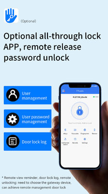 Qleung New Design S960 Waterproof Front Panel Smart Lock Tuya Wifi TTlock Digital Fingerprint Card Code Door Lock