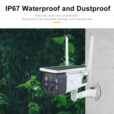 Wholesale Smart Camera C02 High Waterproof IP67 Tuya Wifi System Two-way Audio Night Vision Solar Camera