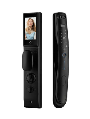 S931MAX 3D Face Recognition Tuya Active Video Calling Smart Door Lock with 6068-24*240mm Mortise
