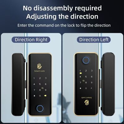 Tuya Smart App Face ID Biometric Fingerprint Smart Digital Door Lock With Password And Card Entry