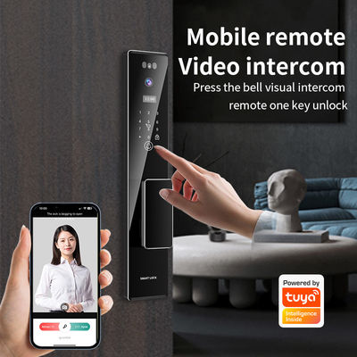 3D 얼굴 인식 Tuya APP 인터콤 카메라 생체 지문 스마트 잠금