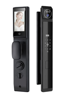 Qleung S940max 원격 비주얼 인터콤 3D 얼굴 지문 비밀번호 잠금 해제 스마트 문 잠금