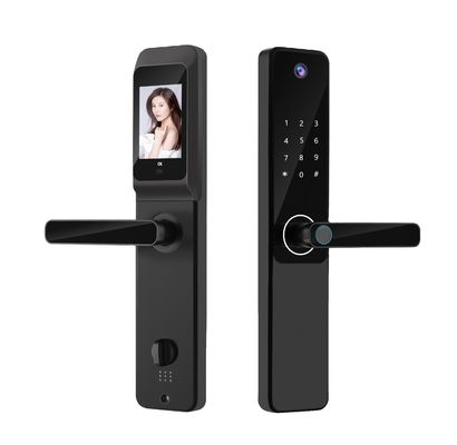 S802Pro HD 카메라 인텔리전트 투야 생체 지문 IC 카드 키 스마트 홈 도어 잠금